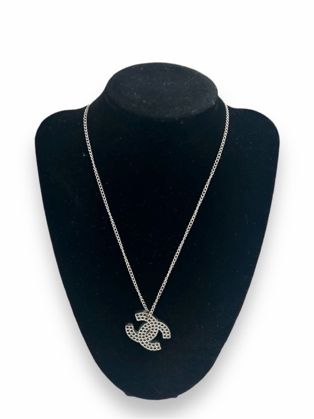 CHANEL COCO Mark CC Logo
Motif silver necklace Chain